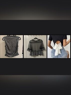 CLOSET CLEAN OUT: 3 top bundle